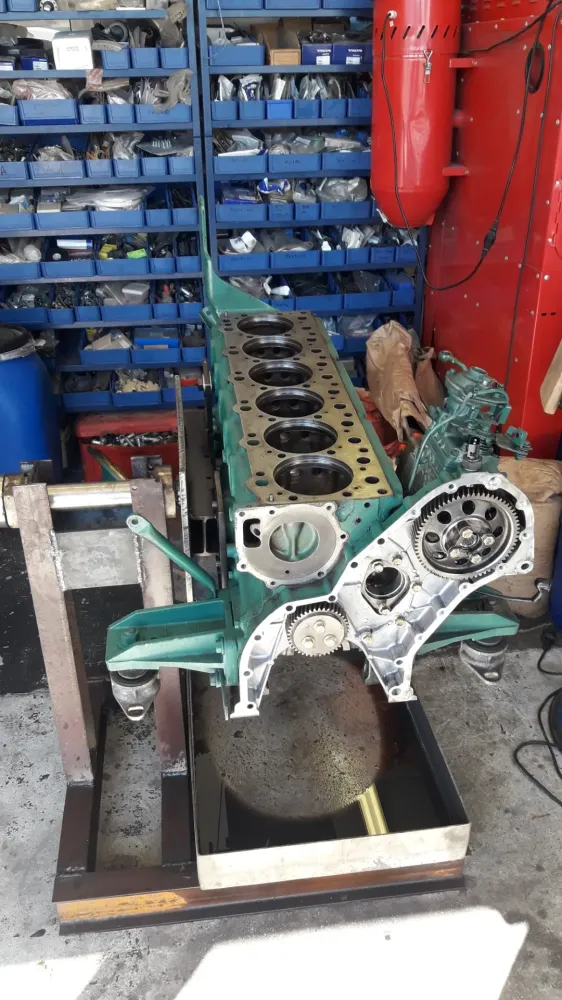 Moteur en réfection